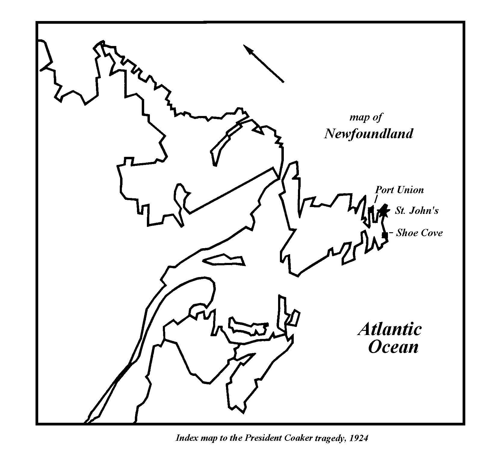 Index map of 1924 Tragedy