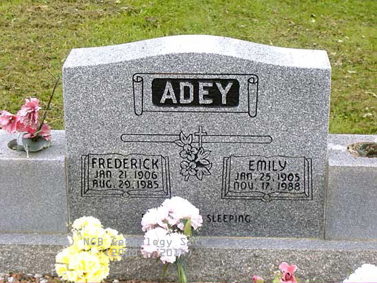 Frederick and Emily Adey