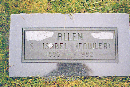 S. Isabel (FOWLER) ALLEN