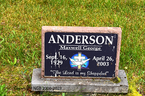 Maxwell George Anderson