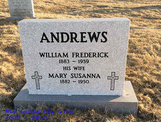 William Frederick & Mary Susanna Andrews