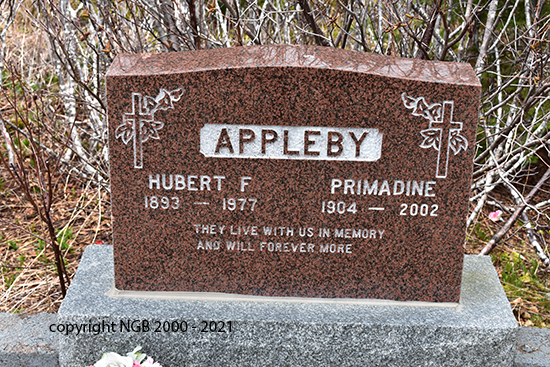 Hubert F. & Primatine Appleby