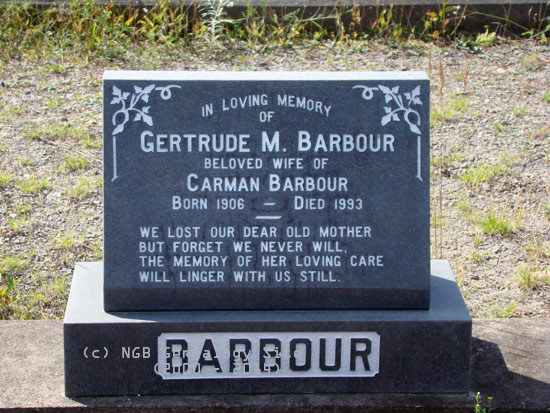 Gertrude M. Barbour