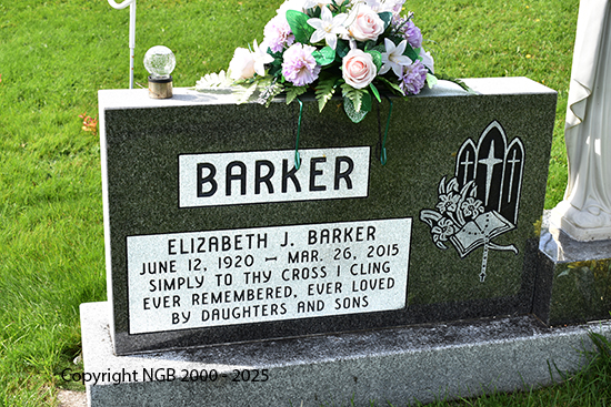 Ronald A. & Elizabeth J. Barker