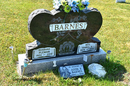 Pleman, Isabel & Alvin P. Barnes