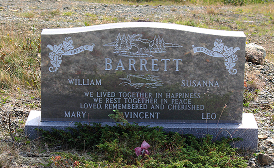 
		  william, Susanna, Mary, Vincent & Leo Barrett