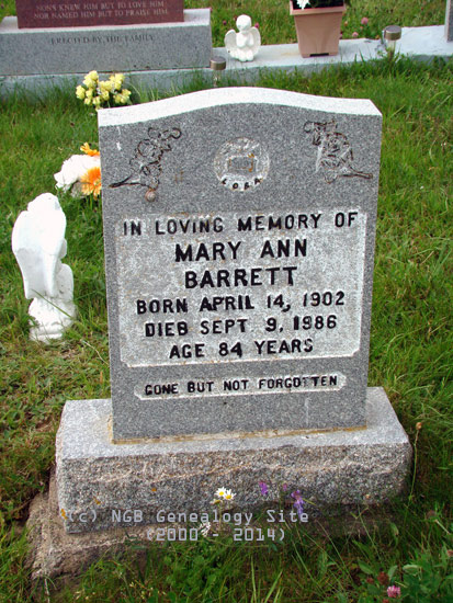 Mary Ann Barrett