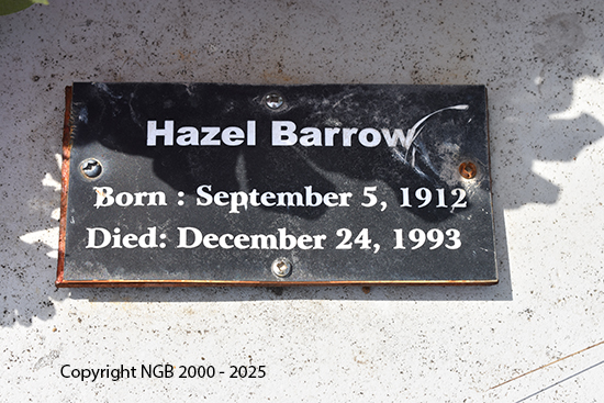 Frederick & Hazel Barrow