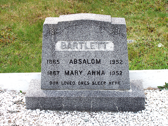Absalom & Mary Anna Bartlett