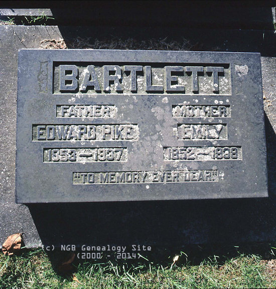 Edward Pike Bartlett & Emily Bartlett