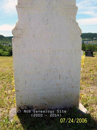 MARTHA BARTLETT