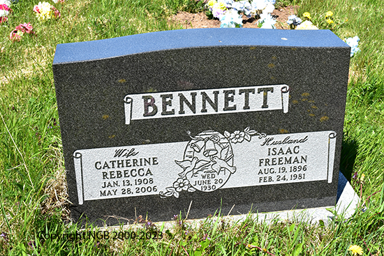 Isaac Freeman & Catherine Rebecca Bennett