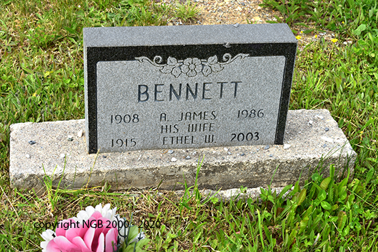 A. James & Ethel W. Bennett