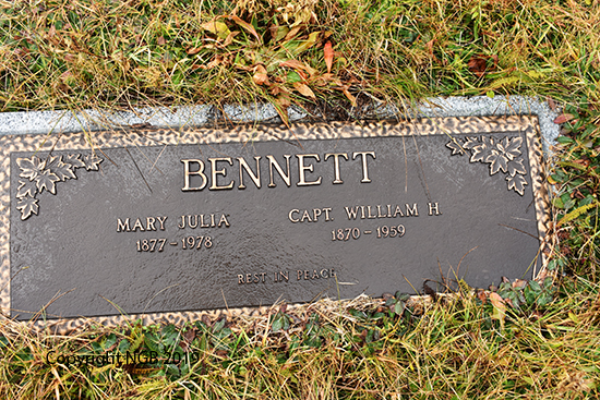 Mary Julia & Capt William Bennett