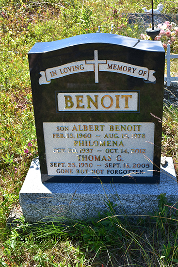 Thomas G, Philomena & Albert Benoit