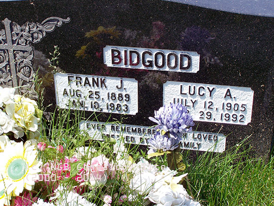 Frank J. & Lucy A. Bidgood