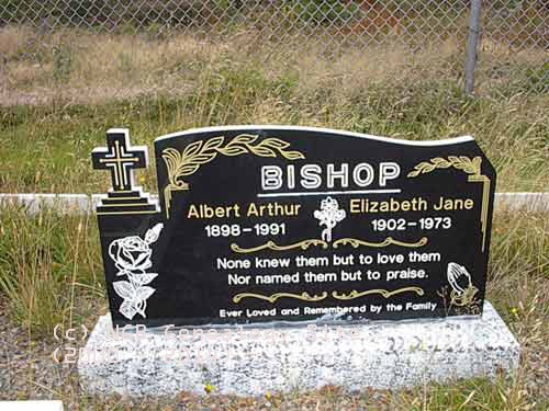 Albert Arthur & Elizabeth Jane Bishop