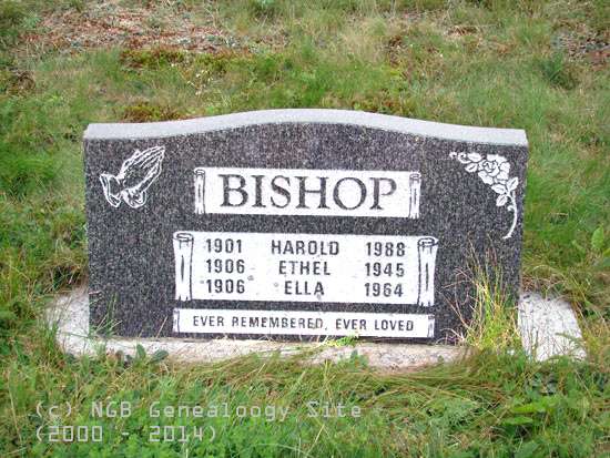 Harold, Ehtel and Ella Bishop