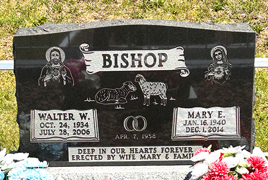 Walter W. & Mary E. Bishop