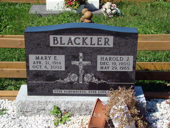 Mary E. & Harold J. Blackler