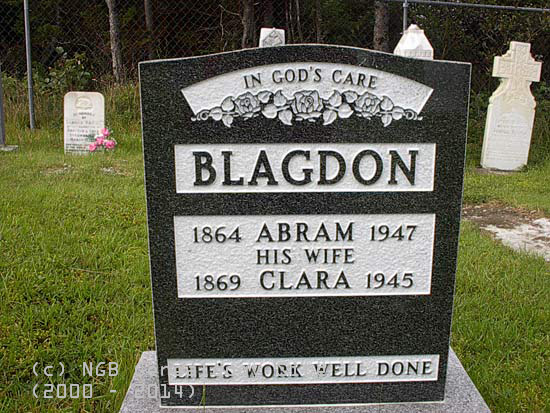 Abram & Clara Blagdon