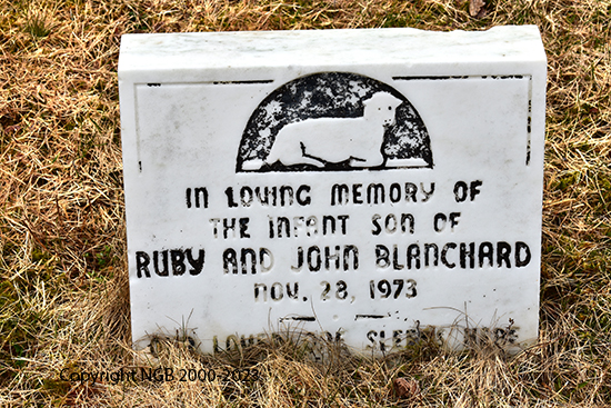 Infant Son of Ruby & John Blanchard