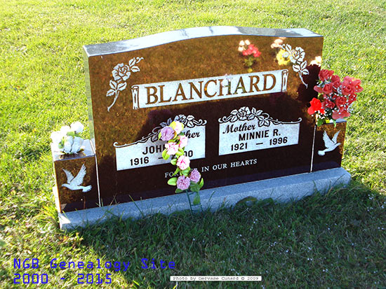 John & Minnie R. Blanchard