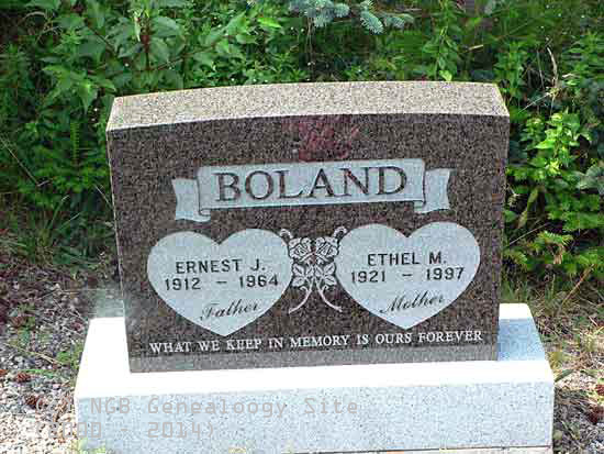 Ernest and Ethel Boland
