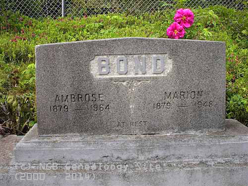 Ambrose & Marion Bond