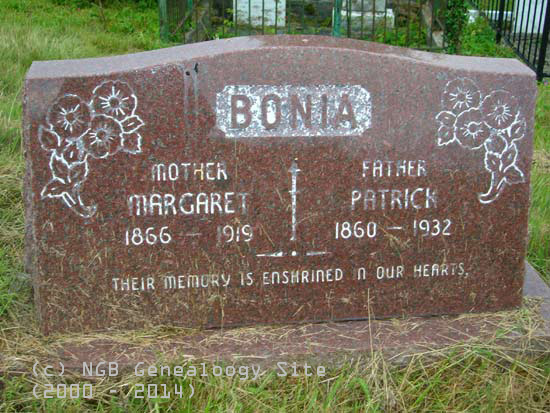 Margaret and Patrick Bonia