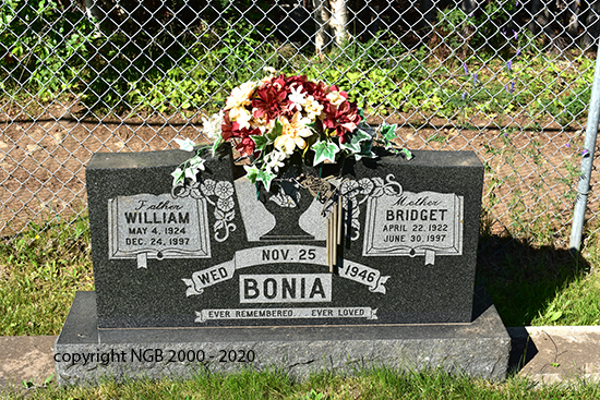 William & Bridget Bonia