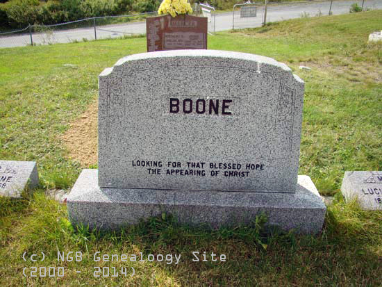 Unknown Boone
