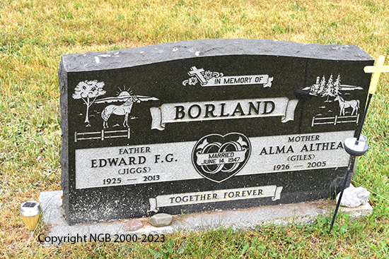 Edward F. G. & Alma Althea Borland
