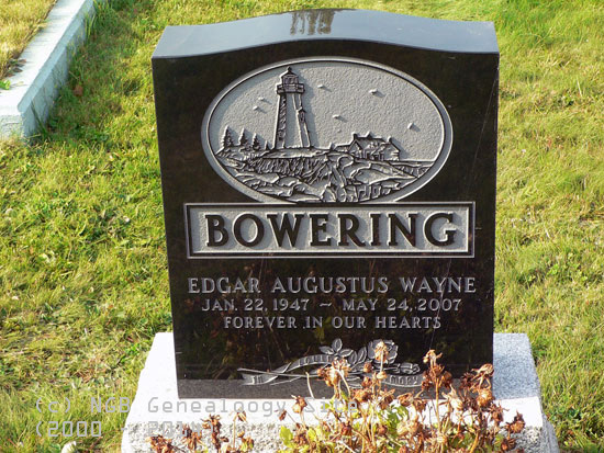 Edgar Augustus 
      wayne  Bowering