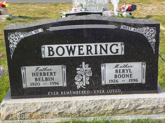 Herbert Belbin and Beryl Boone Bowering
