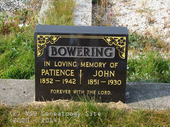 John and Patience Bowering