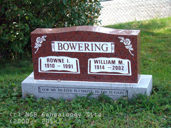 Rowne I. and William Bowering