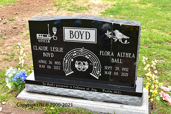 Claude Leslie & Flora Althea Ball Boyd