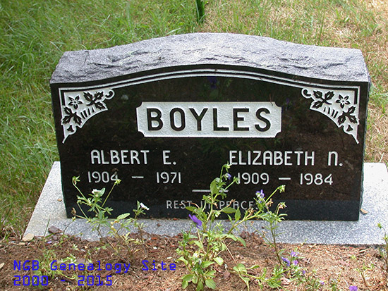 Albert E. & Elizabeth N Boyles