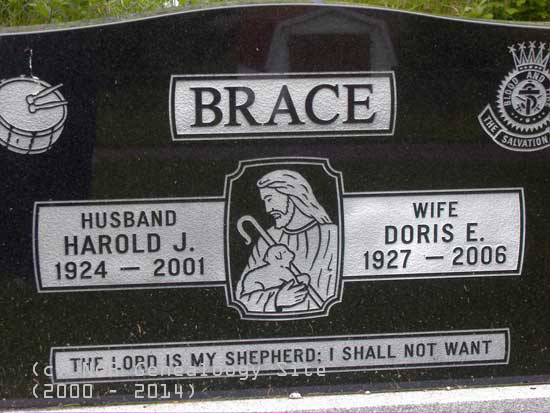 HAROLD AND DORIS   BRACE