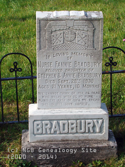 Nurse Fannie Bradbury
