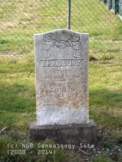 Robert and Gertrude Bradbury