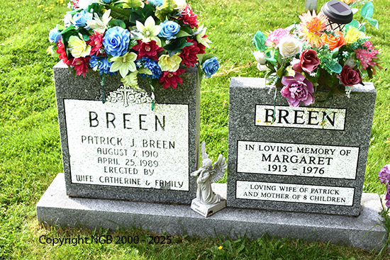 Patrick J, Margaret & Cyril Joseph Breen