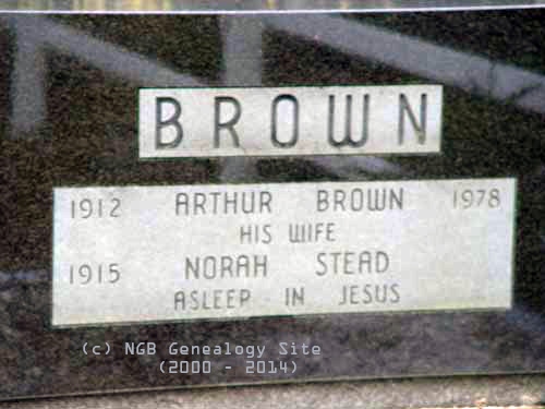 Arthur and Norah Brown