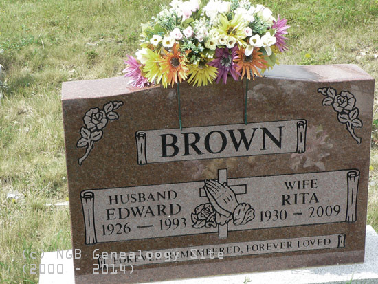 Edward and Rita brown