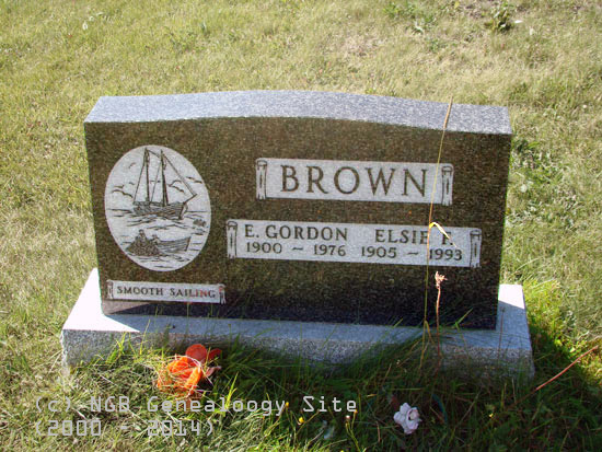 E. Gordon and Elsie Brown