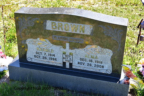 Harold & Alma Brown