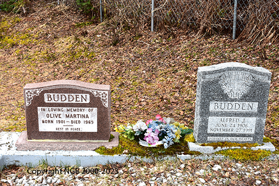 Alfred J. & Olive Martina Budden 