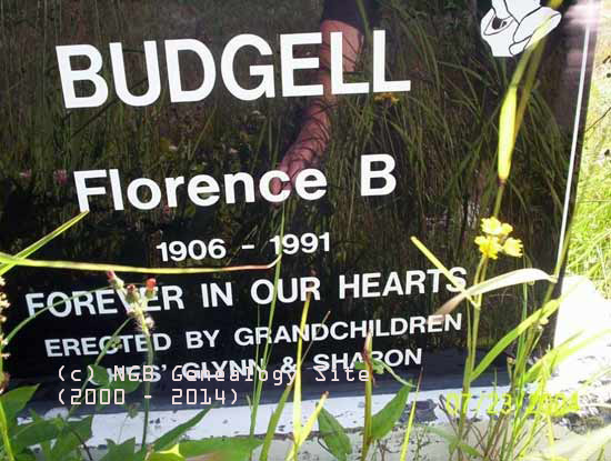 FLORENCE BUDGELL