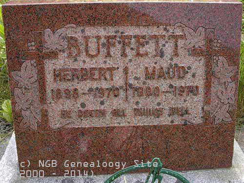Herbert & Maud Buffett